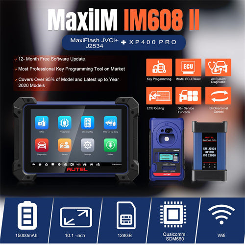 2Years Free Update US/EU Ship] Autel MaxiIM IM608 Pro + IMKPA G-box2 APB112