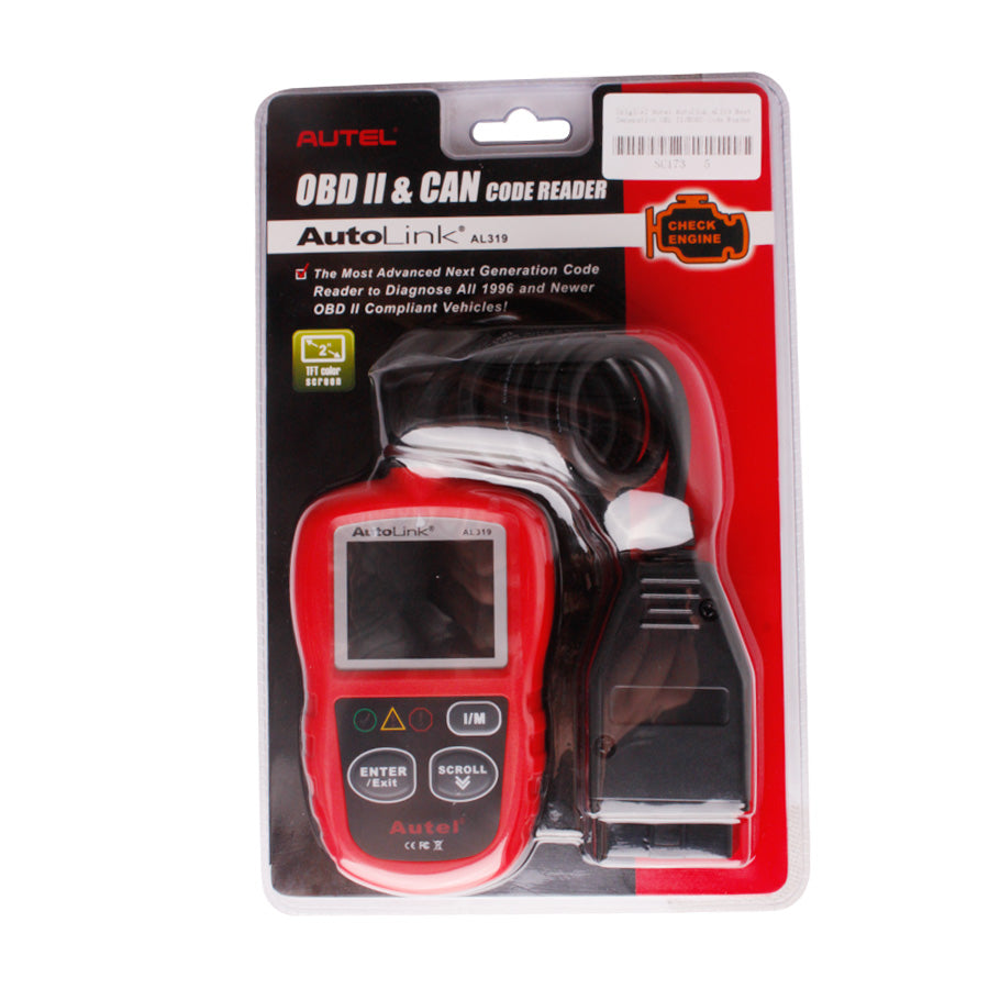 Autel AutoLink AL319 OBDII & CAN Code Reader