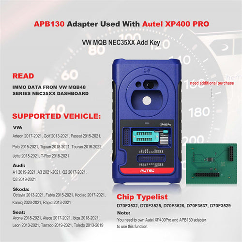 Autel APB130 Adapter Advanced Key Programming Accessories