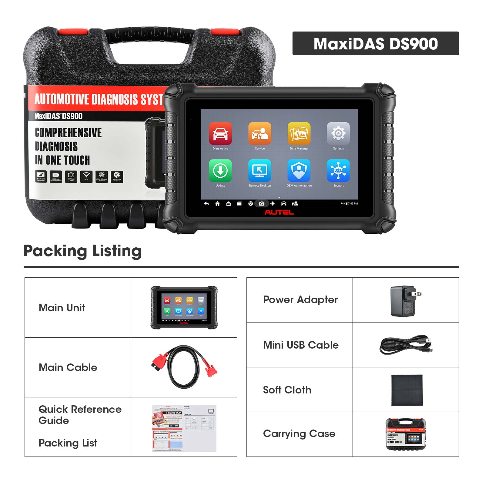 Autel MaxiDAS DS900 Auto Diagnostic Scanner