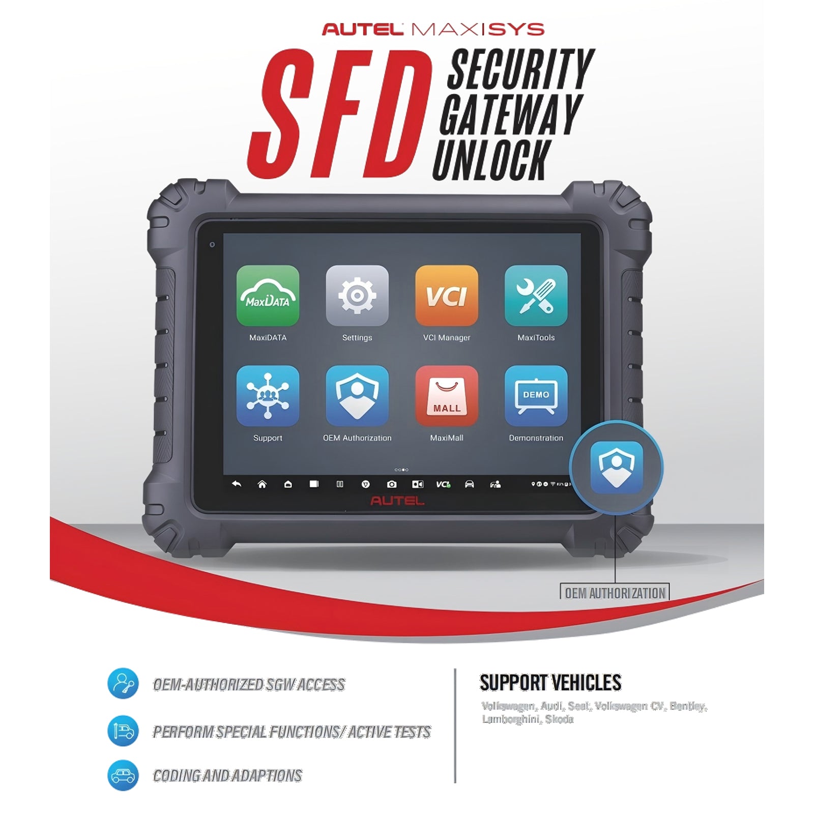 [New Arrivals] AUTEL VAG SFD Authorization 1 Time