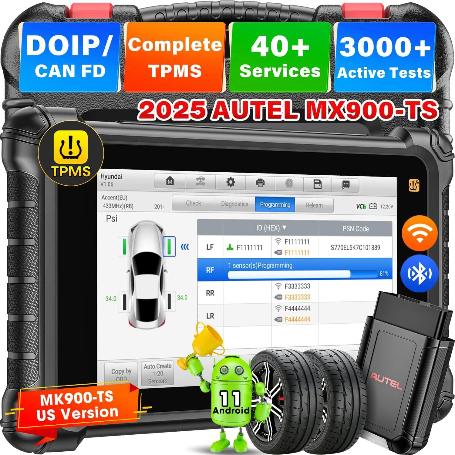 Autel MaxiCOM MK900-TS Automotive Diagnostic Scanner