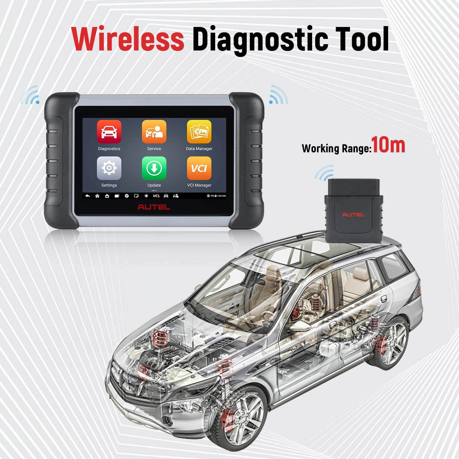 Autel MaxiCOM MK808Z-BT Full System Diagnostic Scanner