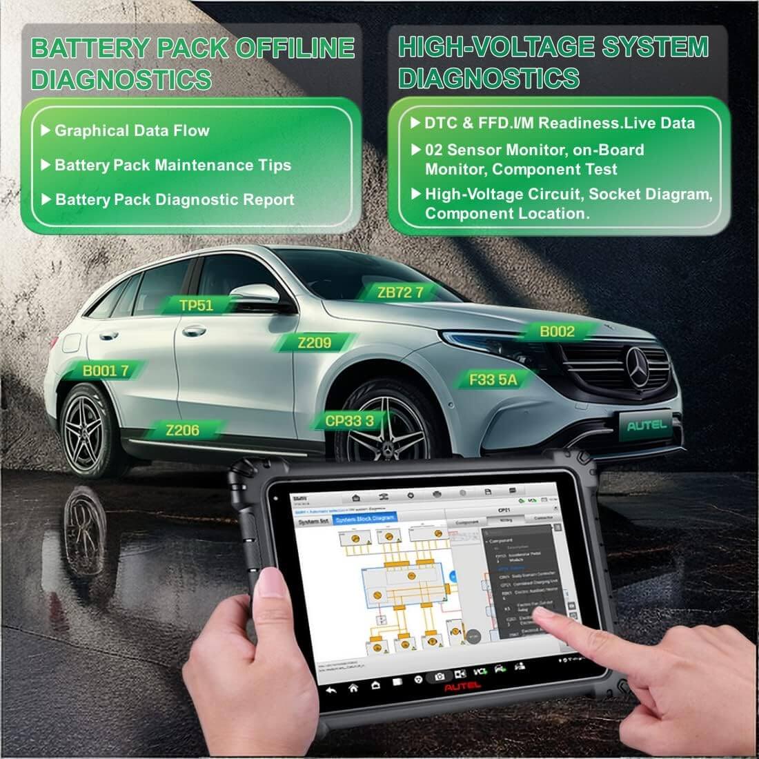 Autel MaxiSys MS909 EV Diagnostic Scanner